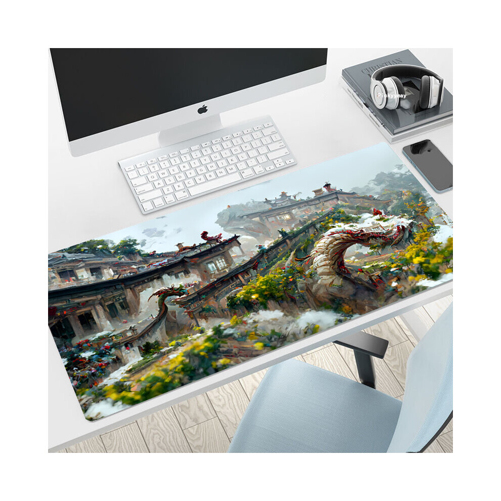 (A-Beast (5) 400X700x2mm) Oriental Beast Mouse Pad 900X400mm Pad Mouse Pc Game Carpert Computer Padmouse Micemat Gaming Mousepad Gamer Keyboard Mouse 4855357829110