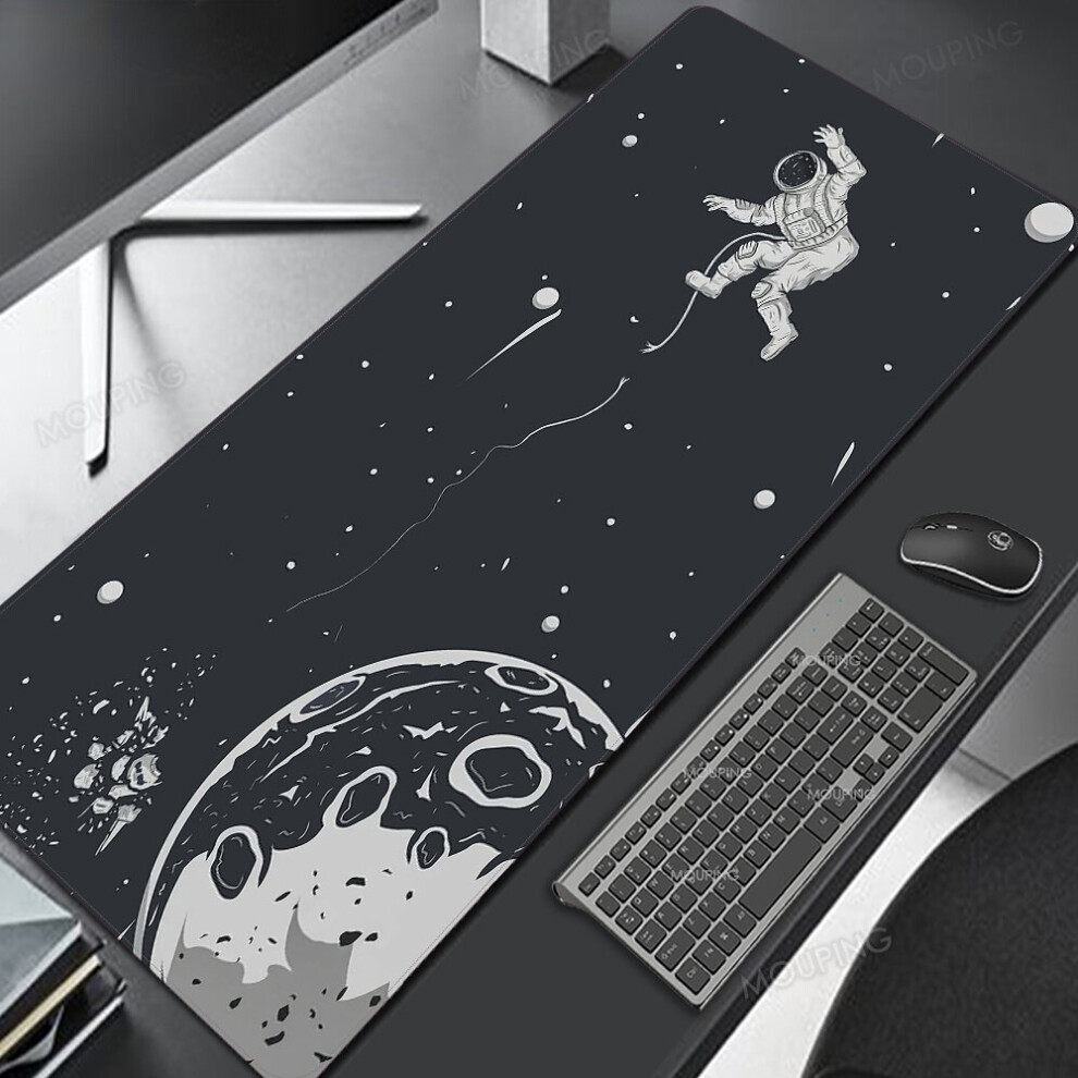 (A-10 600X350x2mm) Space Mat Mechanical Keyboard Aesthetic Mouse Pad Liquid Anime Accessories Gamer Mousepad Desk Mat Personalized 90 Black/Purple 4855357765074