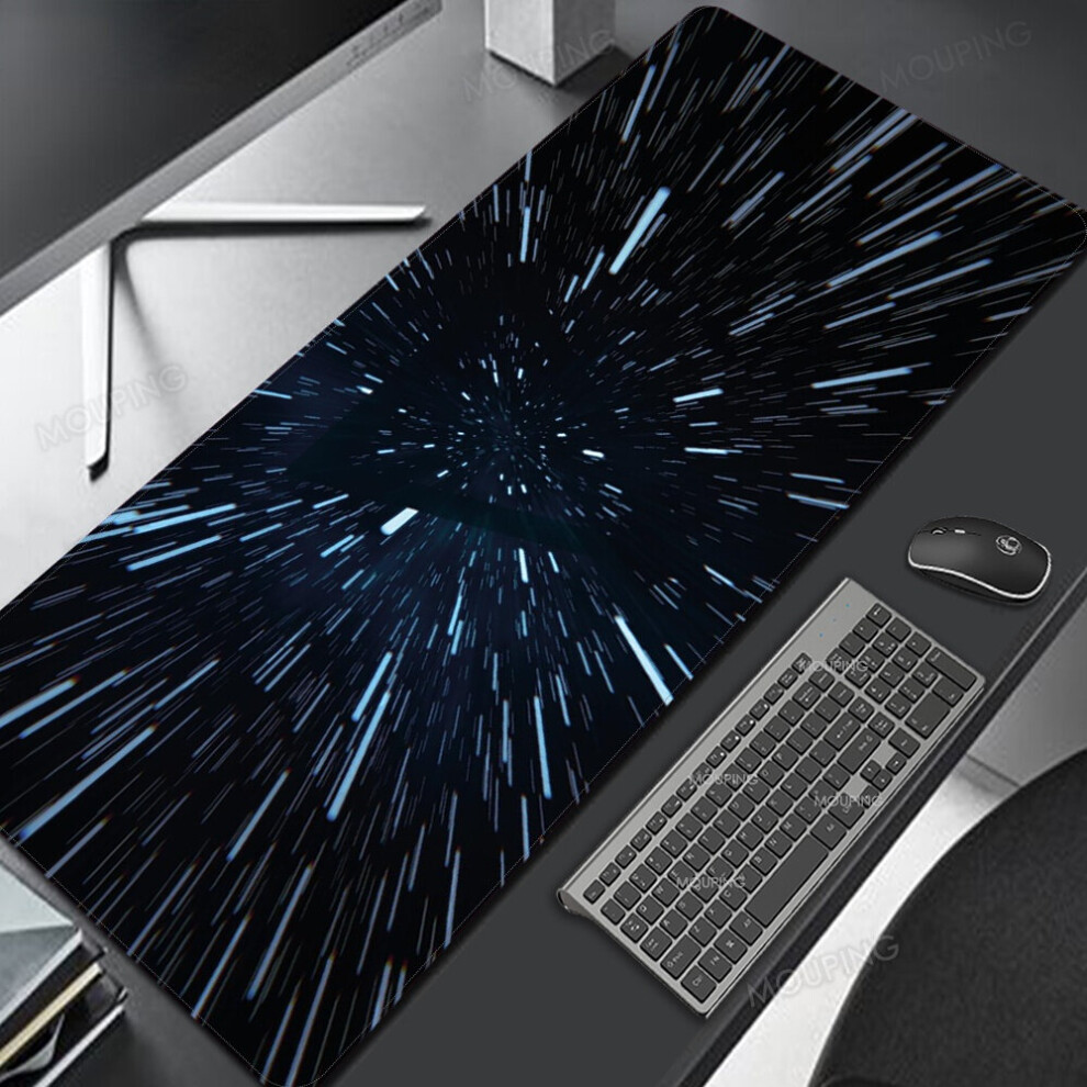(A-4 600X350x2mm) Space Mat Mechanical Keyboard Aesthetic Mouse Pad Liquid Anime Accessories Gamer Mousepad Desk Mat Personalized 90 Black/Purple 4855357765920