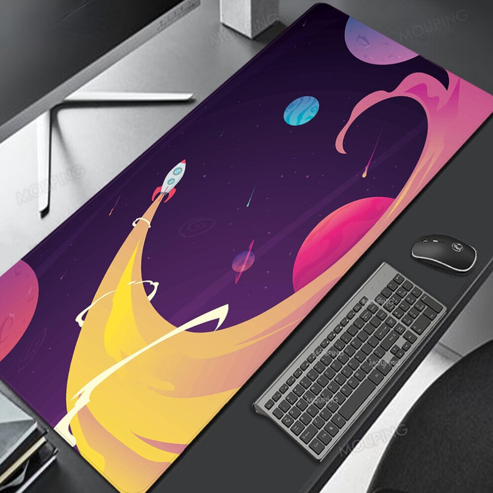 Photos - Other for Computer  Space Mat Black Mousepad Mechanical Keyboard Anime Mouse Pad Company Kawaii Cute Desk Mat 900x400 Gamer Ca(a-4 600x300x2mm)