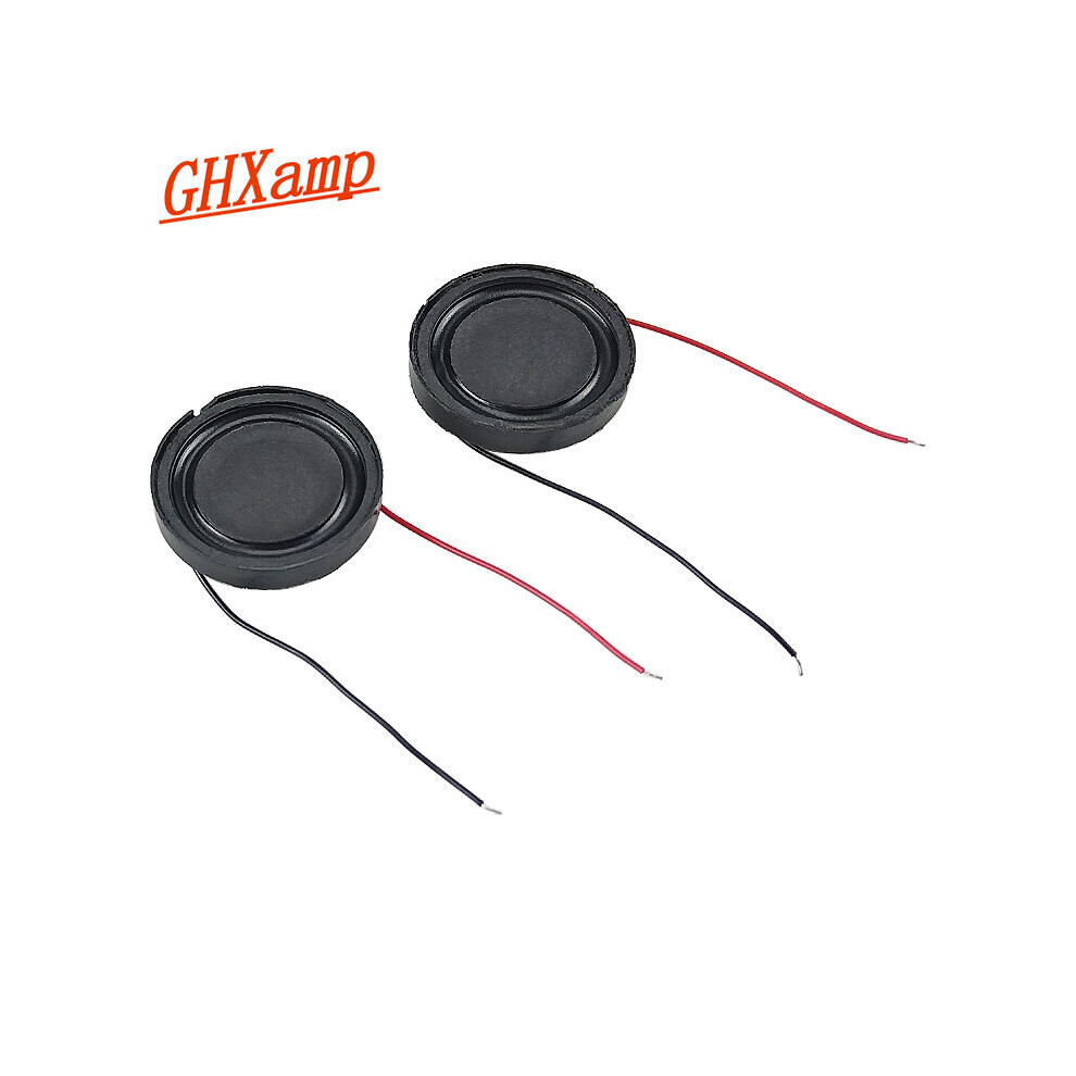 Ghxamp 5Ohm 23Mm Mini Audio Speaker 2W Internal Magnetic Loudspeaker Ultra-Thin Composite Film For Multimedia Small Audio 2Pcs 4851195403888