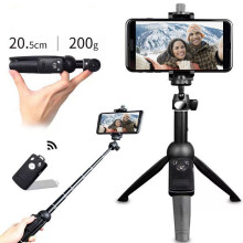 Wireless Blue-tooth Selfie Stick Mobile Phone Holder Retractable Portable Multifunctional Tripod With Wireless Remote Shutter