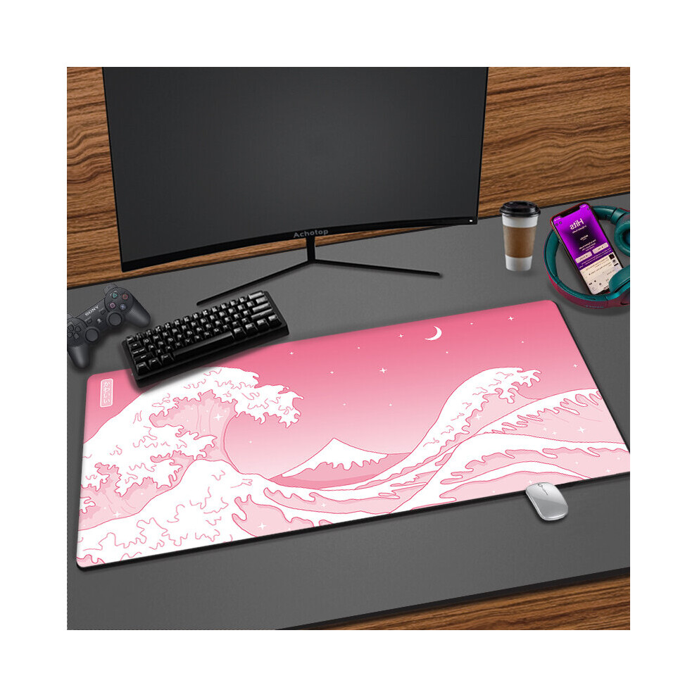 Photos - Other for Computer  300x800x2mm) Japanese Fuji Mouse Pad Black And White Deskmat Rubber Non-Slip Speed Large Gaming Mousepad XXL(a-EP111111 (4)