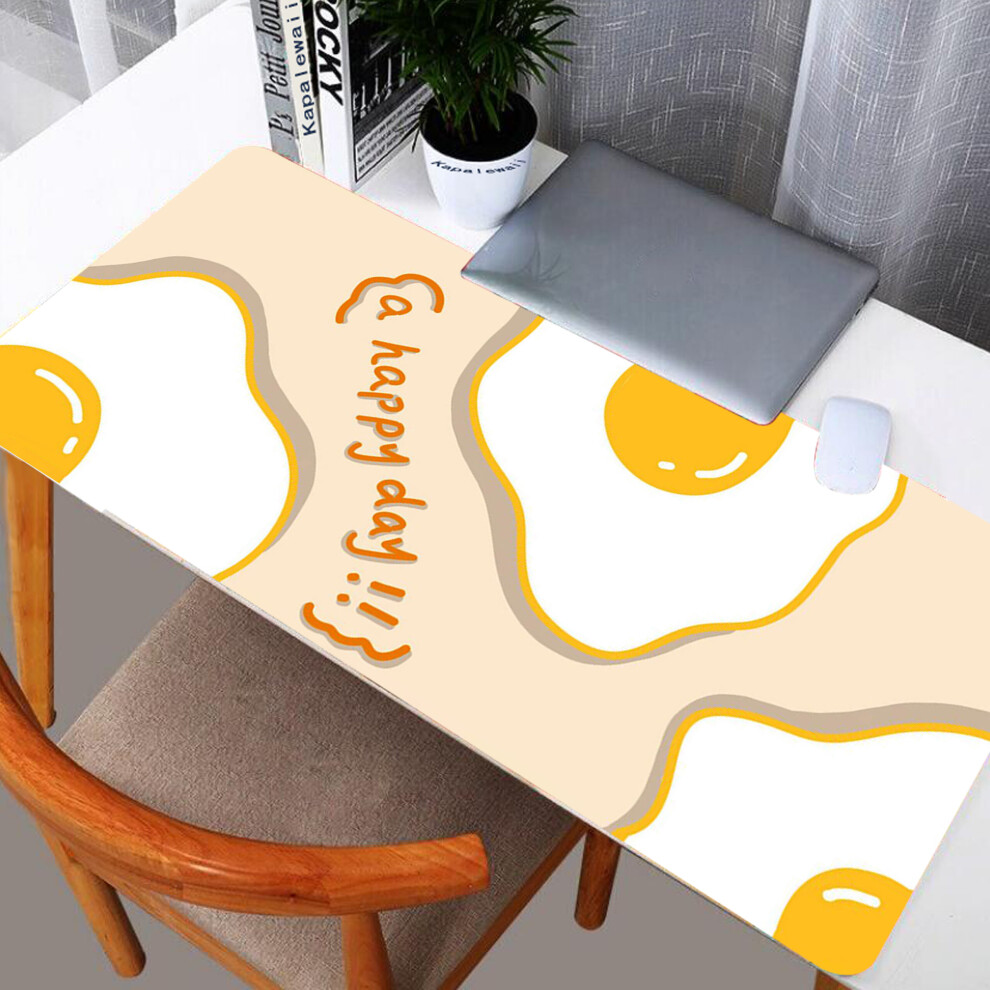 (A- Xxl 400X900x3mm) Large Mouse Pad Strawberry Milk Kawaii Large Mousepad Cartoon Computer Keyboard Mat Mousepad Desk Mat Office Xxl Pc Tabl Dark/Blue 4855357943311