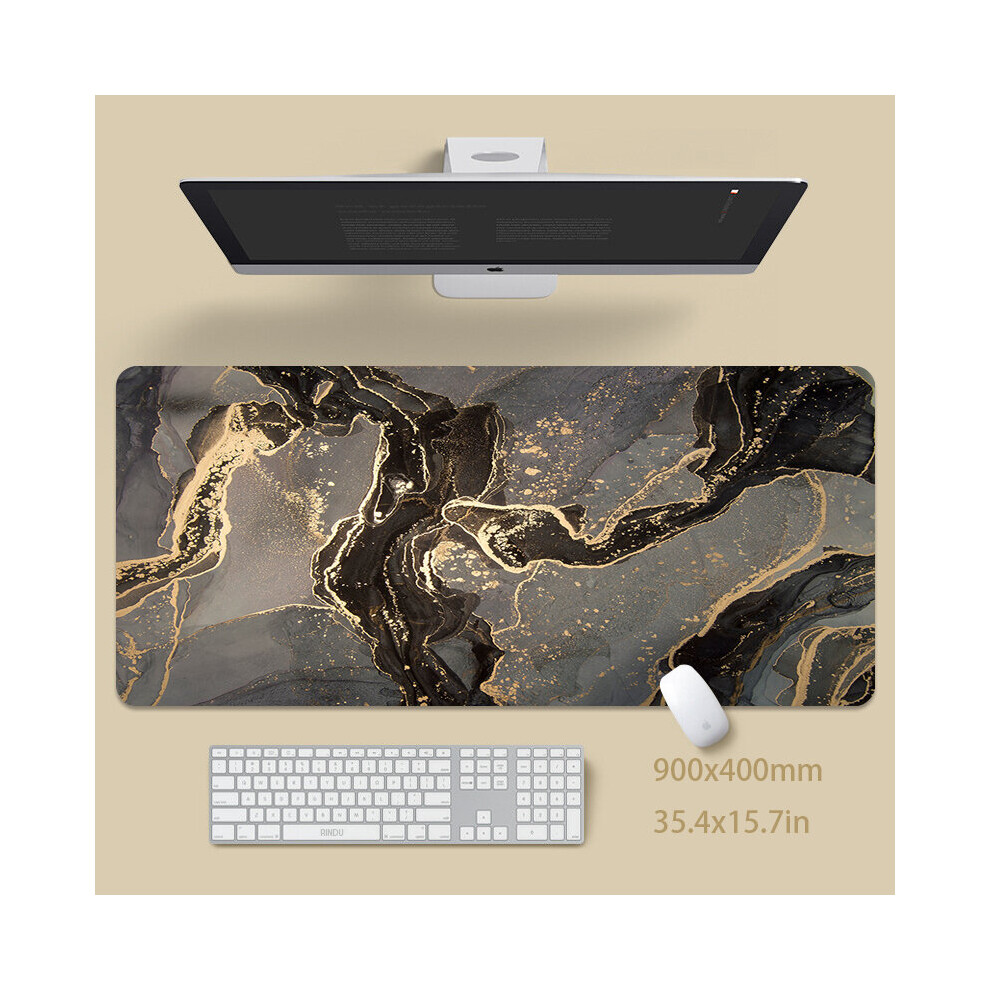 (A-Ss007mar (30) 900X400x4mm) Marble Large Mouse Pad 100X50cm Big Computer Mousepads Gaming Mousepad Big Keyboard Mat Gamer Mouse Pads Desk Pad Mouse 4855357959459