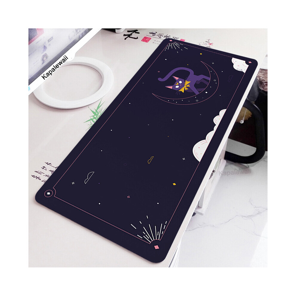 Photos - Other for Computer Kawaii Mat Mousepad Company Cute Cat Black Mause Pad Pink Carpet Run Xxl Deskmat 100x50 Mouse Pa(a-WA00272 XXL 400x900x3mm)