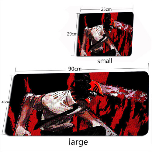 (a-1 400X800X2MM) Chainsaw Man Mouse Pad Makima Gamer Large Keyboard ...