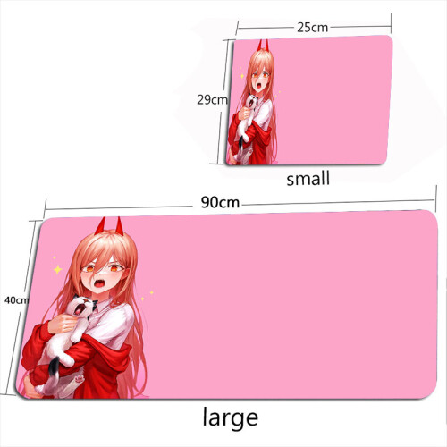(a-8 290X250X2MMoverlock) Chainsaw Man Mouse Pad Makima Gamer Large ...