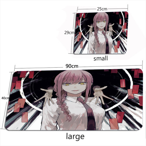 (a-15 300X600X2MM) Chainsaw Man Mouse Pad Makima Gamer Large Keyboard ...