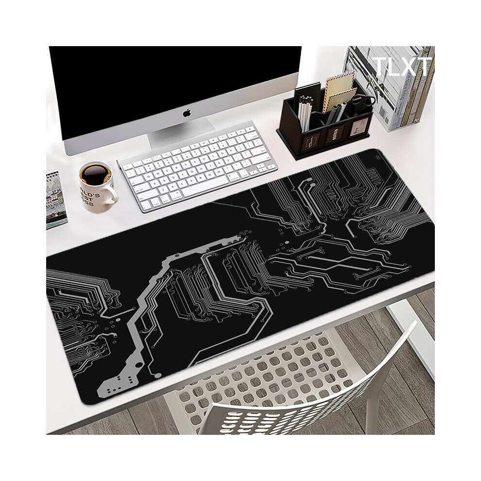 (A-Ss007dw (7) 300X600x2mm) Large Mouse Pad 100X50cm Individual Gaming Mousepad Office Keyboard Mat Popular Gamer Desk Mat Gaming Mouse Mat Comp Black 4855357859742
