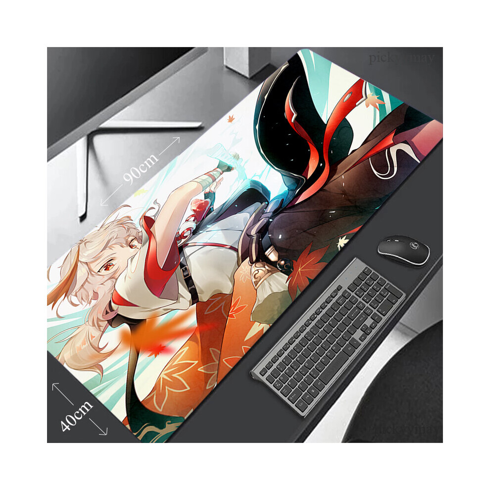 (A-Wa00337 (8) 800X400x3mm) Genshin Impact Large Mousepad Gaming Mousepads Keyboard Mat Desk Rug Kaedehara Kazuha Desk Mats Anime Mouse Pad For Gamer 4855358066316