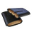 Quality Black Leather Triple Cigar Case 2