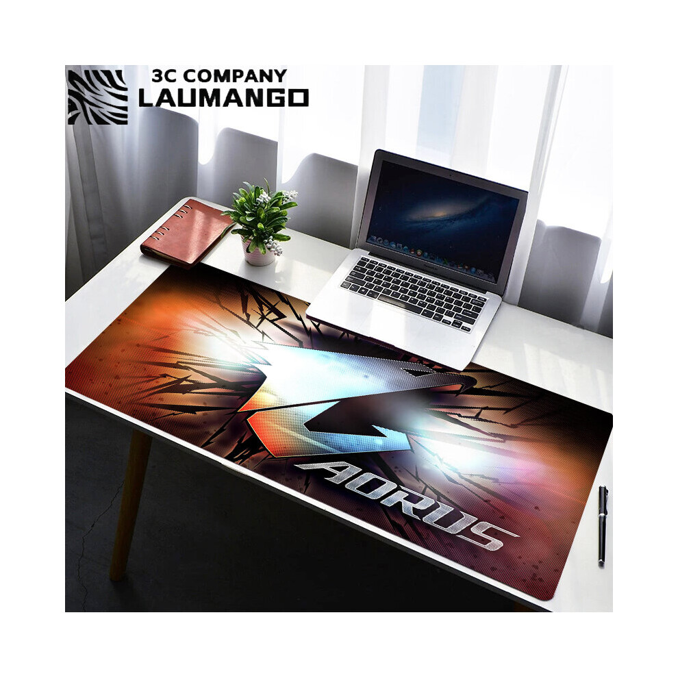 (A-Cc000164 300X600x3mm) Mouse Pad Gamer Aorus Gaming Desk Accessories Extended Keyboard Mat Anime Mats Pc Cartoon Large Laptops Desk Mat Mousepad Pad 4855357880012