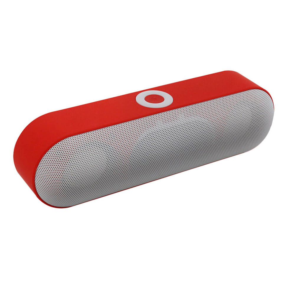 (A-) Portable Speaker Nby-18 Wireless Stereo 3D Surround Music Player Loudspeakers Tf Aux Usb Mic Mini Speaker Bluetooth Speaker Red 4855059757773