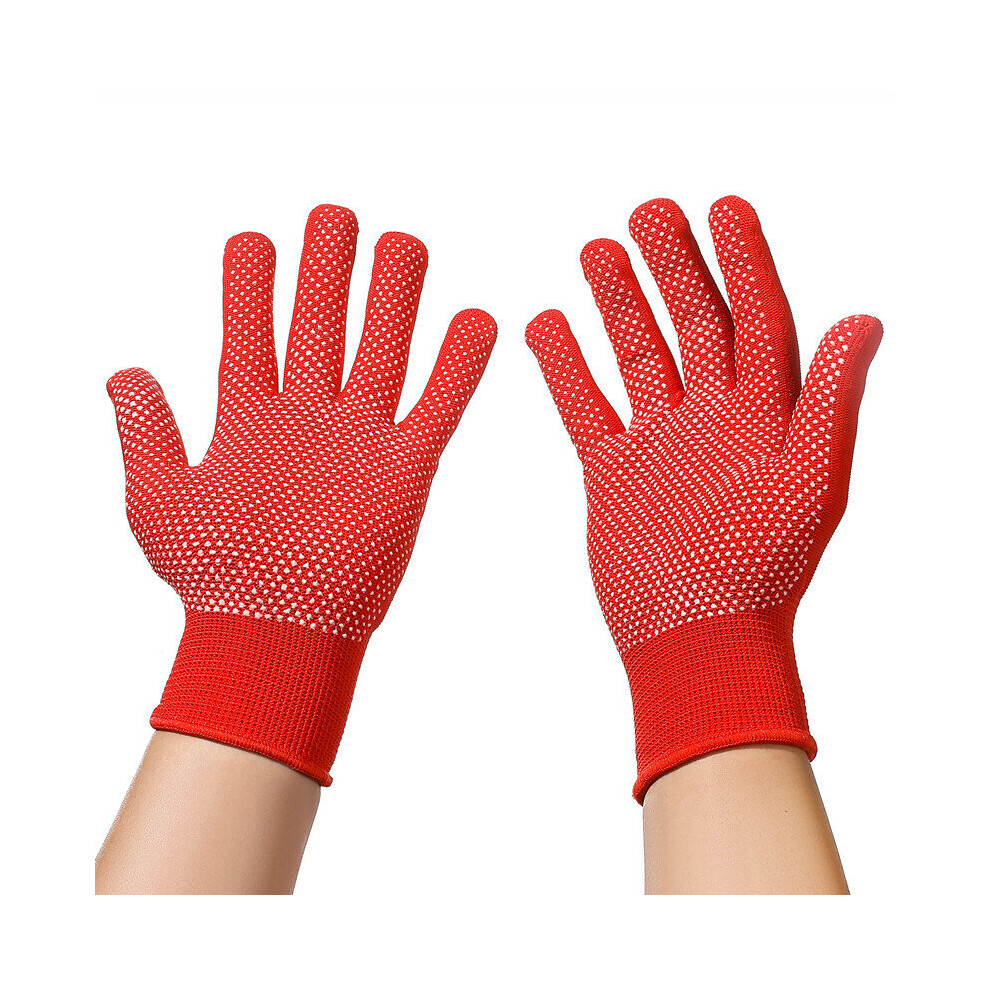 Dechoicelife Ivory (A-) New Double-Sided Hair Straightener Curling Tong Hairdressing Heat Resistant Anti-Scald Finger Gloves Hair Salon Tools