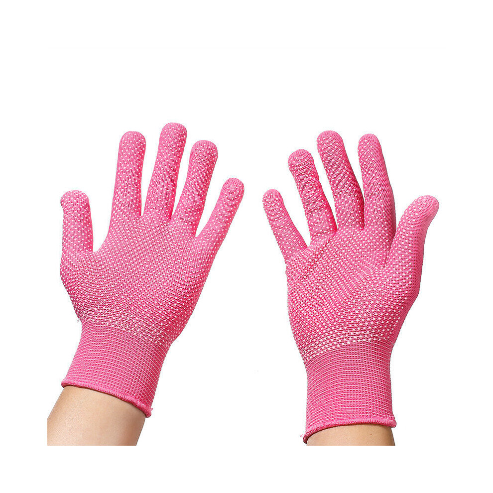 Dechoicelife (A-Auburn) New Double-Sided Hair Straightener Curling Tong Hairdressing Heat Resistant Anti-Scald Finger Gloves Hair Salon Tools