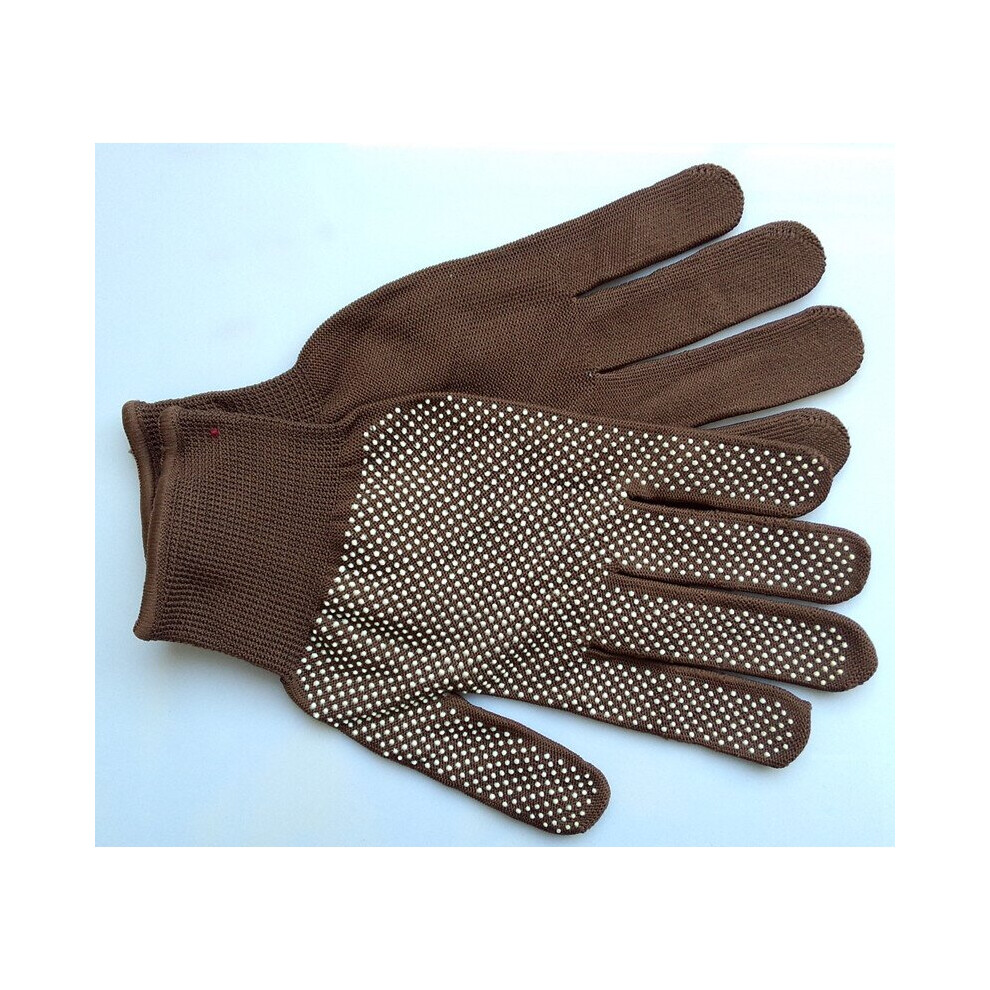 Dechoicelife Silver (A-) New Double-Sided Hair Straightener Curling Tong Hairdressing Heat Resistant Anti-Scald Finger Gloves Hair Salon Tools