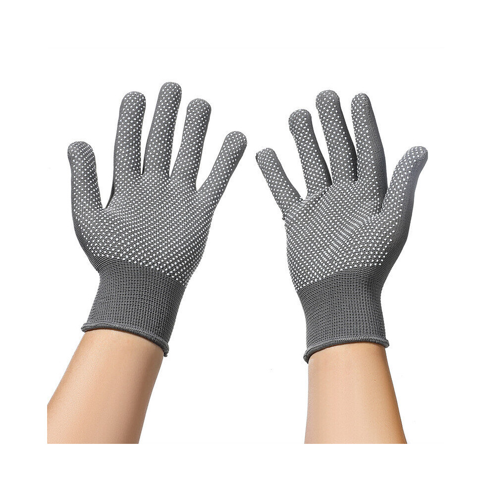 Dechoicelife Burgundy (A-) New Double-Sided Hair Straightener Curling Tong Hairdressing Heat Resistant Anti-Scald Finger Gloves Hair Salon Tools
