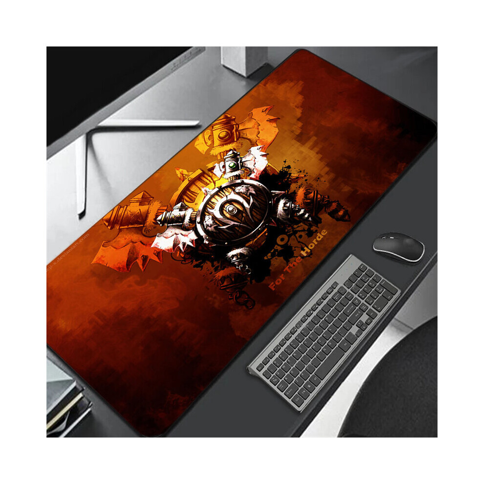 (A-Warcraft-24 300X600 2Mm) World Of Warcraft Gaming Mousepad Speed Locking Edge Natural Horde Alliance Mouse Pad Rubber Large Computer Desk Keyboard 4855357878538