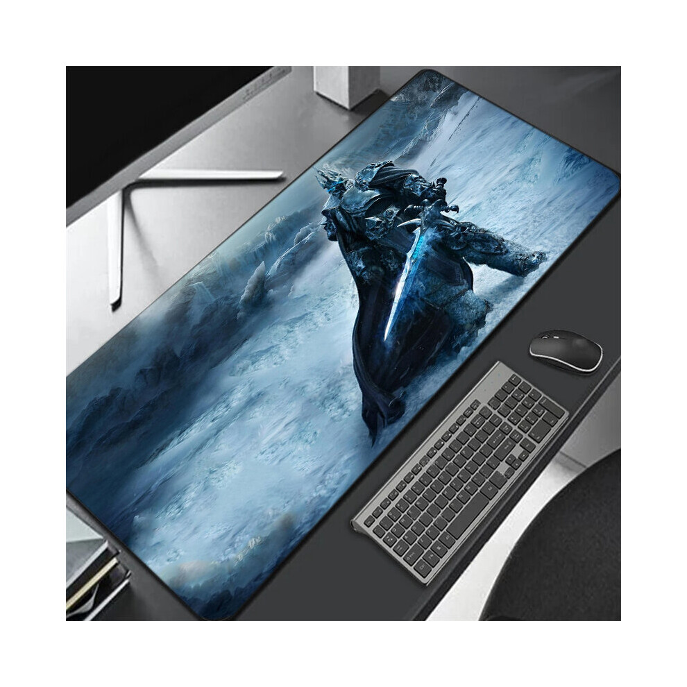 (A-Warcraft-1 300X700 2Mm) World Of Warcraft Gaming Mousepad Speed Locking Edge Natural Horde Alliance Mouse Pad Rubber Large Computer Desk Keyboard M 4855357877425