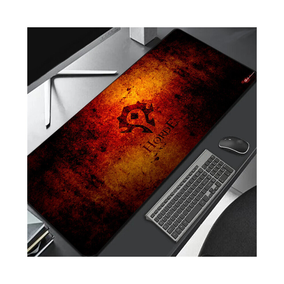 (A-Warcraft-25 300X600 2Mm) World Of Warcraft Gaming Mousepad Speed Locking Edge Natural Horde Alliance Mouse Pad Rubber Large Computer Desk Keyboard 4855357878606