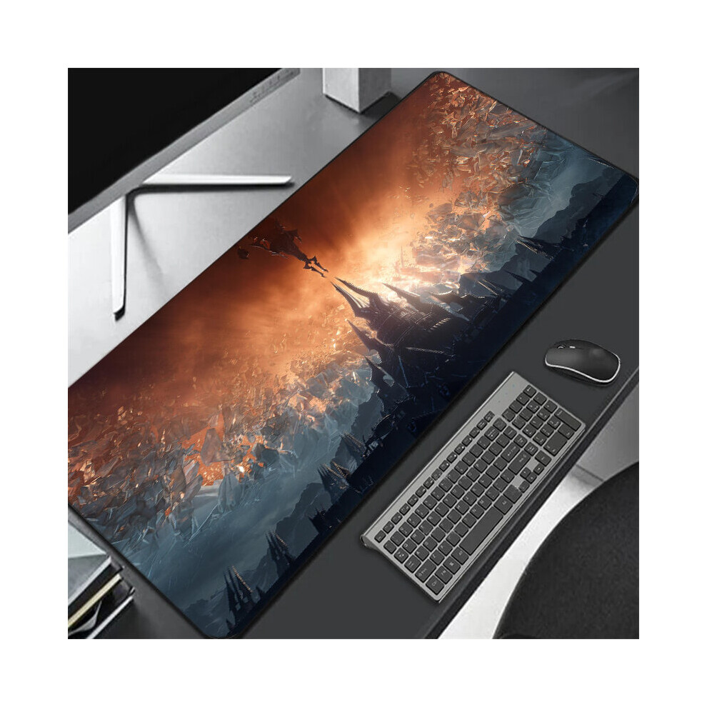 (A-Warcraft-21 300X600 2Mm) World Of Warcraft Gaming Mousepad Speed Locking Edge Natural Horde Alliance Mouse Pad Rubber Large Computer Desk Keyboard 4855357878323