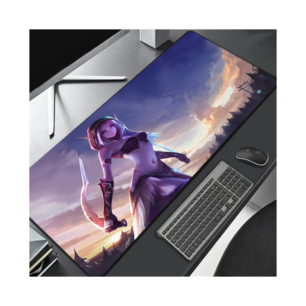 (A-Warcraft-6 300X700 2Mm) World Of Warcraft Gaming Mousepad Speed Locking Edge Natural Horde Alliance Mouse Pad Rubber Large Computer Desk Keyboard M 4855357878965