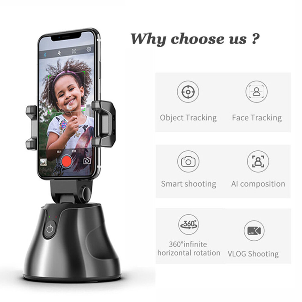 Apai Genie 360 Object Tracking Holder Auto Smart Shooting Selfie Stick Tripod Camera Gimbal For Photo Vlog Live Video Record 4855008113018