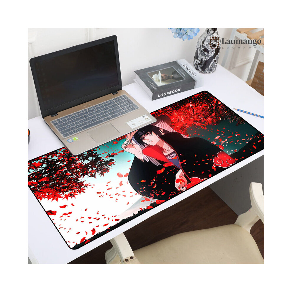 (A-Hc007040 300X600x3mm) Large Mouse Pad Mats Mousepad Pc Gamer Kakashi Gaara Sasuke N-Narutos Extended Pc Accessories Gaming Laptops Keyboard Mat An 4855357854501