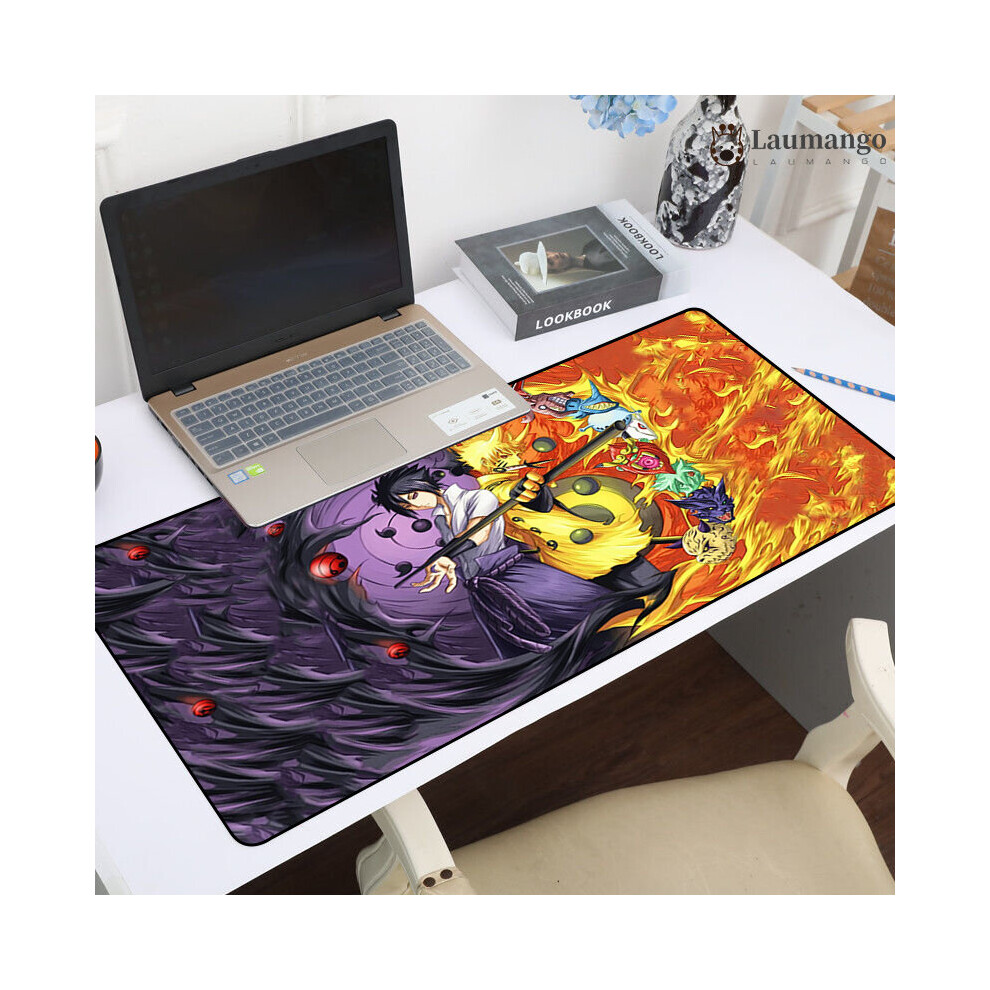 (A-Hc007059 300X600x3mm) Large Mouse Pad Mats Mousepad Pc Gamer Kakashi Gaara Sasuke N-Narutos Extended Pc Accessories Gaming Laptops Keyboard Mat An 4855357855850