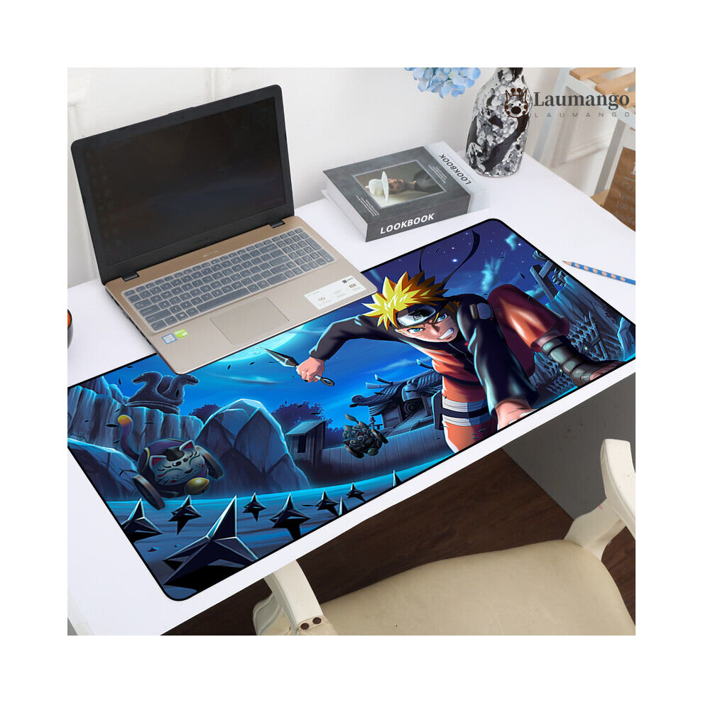 (A-Hc007060 300X600x3mm) Large Mouse Pad Mats Mousepad Pc Gamer Kakashi Gaara Sasuke N-Narutos Extended Pc Accessories Gaming Laptops Keyboard Mat An 4855357855942