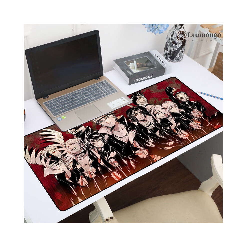 (A-Hc007058 300X600x3mm) Large Mouse Pad Mats Mousepad Pc Gamer Kakashi Gaara Sasuke N-Narutos Extended Pc Accessories Gaming Laptops Keyboard Mat An 4855357855768