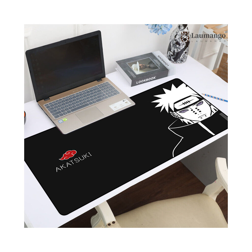 (A-Hc007063 300X600x3mm) Large Mouse Pad Mats Mousepad Pc Gamer Kakashi Gaara Sasuke N-Narutos Extended Pc Accessories Gaming Laptops Keyboard Mat An 4855357856215