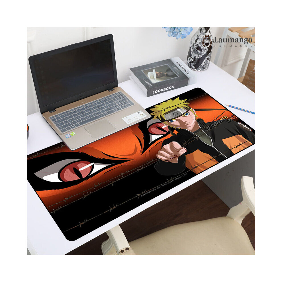 (A-Hc007061 300X600x3mm) Large Mouse Pad Mats Mousepad Pc Gamer Kakashi Gaara Sasuke N-Narutos Extended Pc Accessories Gaming Laptops Keyboard Mat An 4855357856031