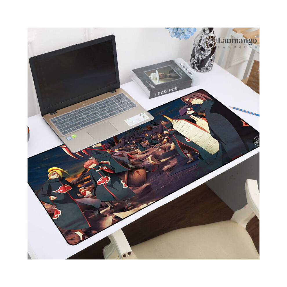 (A-Hc007051 300X600x3mm) Large Mouse Pad Mats Mousepad Pc Gamer Kakashi Gaara Sasuke N-Narutos Extended Pc Accessories Gaming Laptops Keyboard Mat An 4855357855133