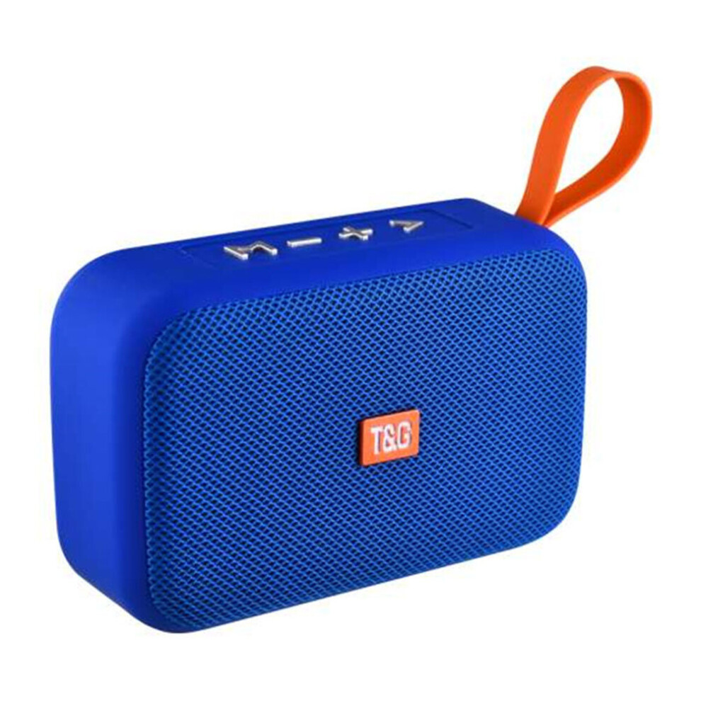 (A-) Tooth-Compatible Subwoofer Wireless Speaker Fm Radio Wireless Sound Speaker Support Tf Card U Disk For Mobile Phone Computer Blue 4851195408982