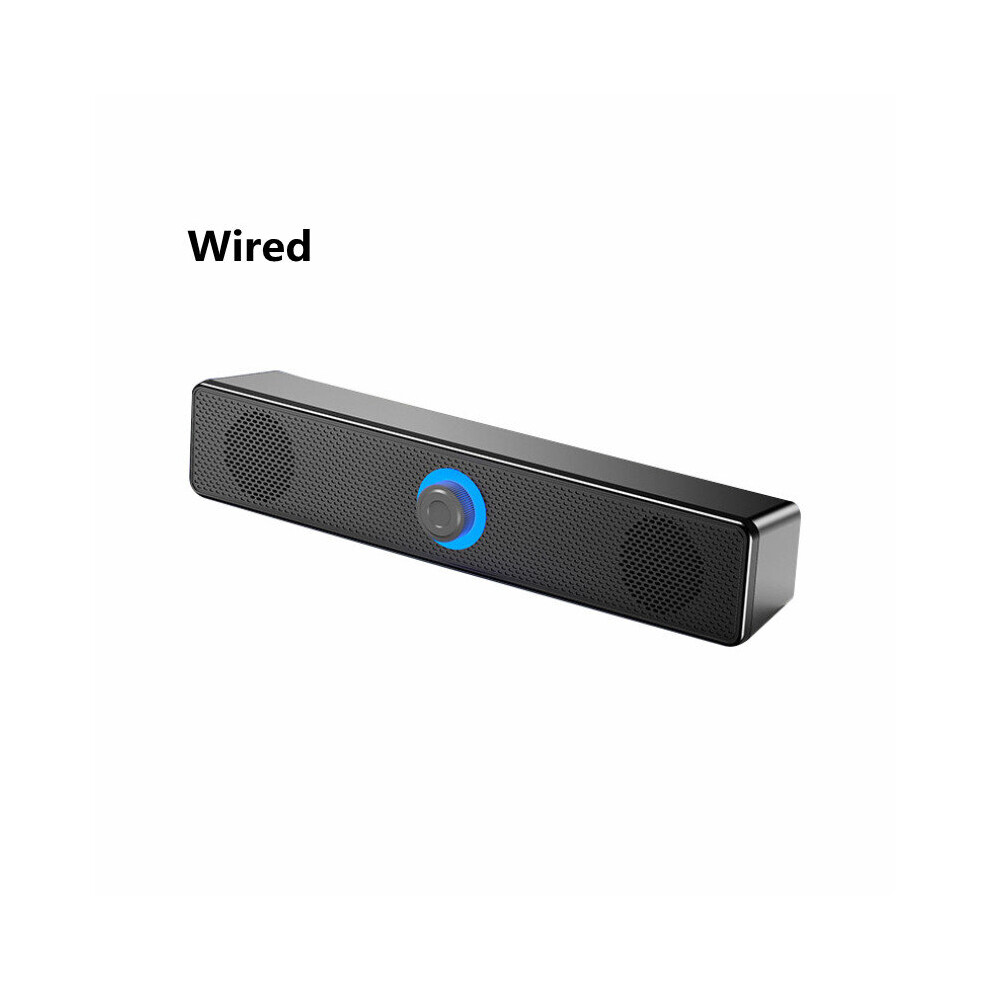 (A-Wired Speaker Speaker) Mini Speaker Usb Wired Computer Soundbar Speakers Stereo Sound Surround Loudspeaker Box For Pc Laptop Notebook Loudspeaker 4855059757711