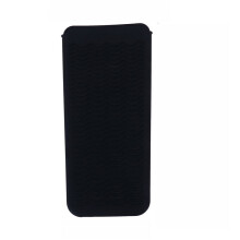 (a-Black) Silicone Heat Resistant Travel Mat Pouch for Curling Iron Hair Straightener Multi-function Non-slip Flat Iron Hair Styling Tool