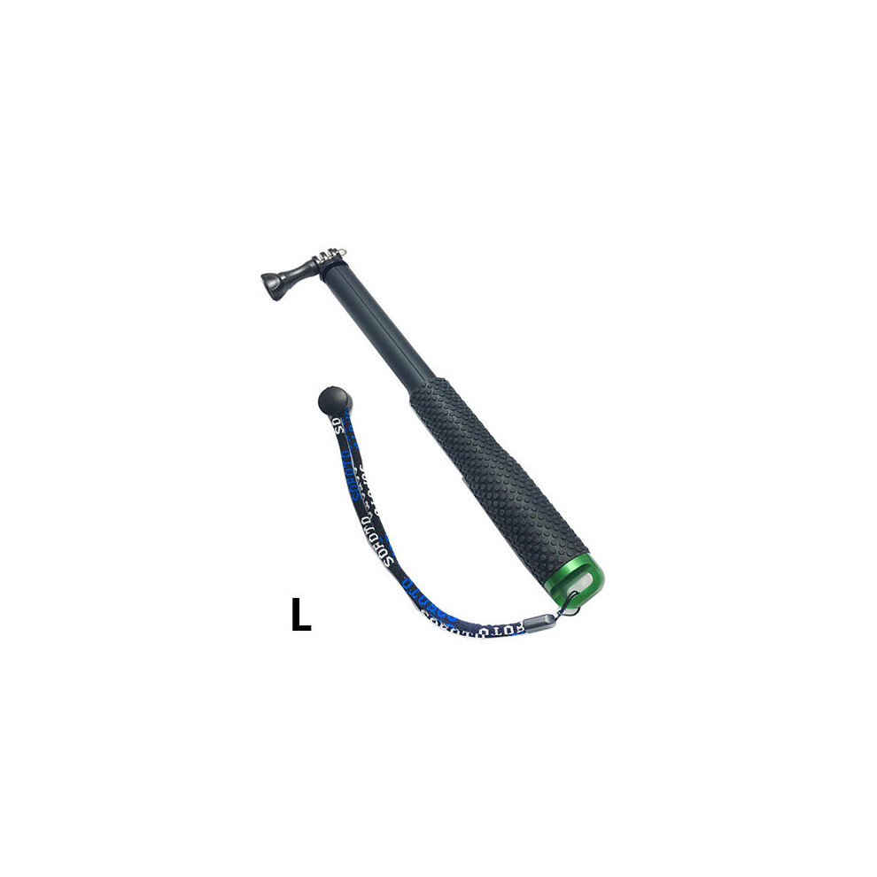 (A-L ) Portable Extendable Handheld Monopod Pole Waterproof Selfie Stick For Gopro Hero 11 10 9 8 7 6 5 Sjcam Xiaoyi Dji Osmo Cameras Green 4855008109127