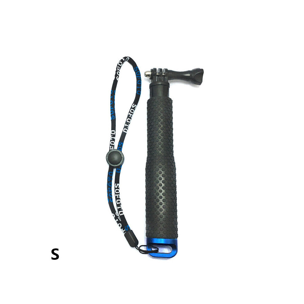 (A-S ) Portable Extendable Handheld Monopod Pole Waterproof Selfie Stick For Gopro Hero 11 10 9 8 7 6 5 Sjcam Xiaoyi Dji Osmo Cameras Blue 4855008109196