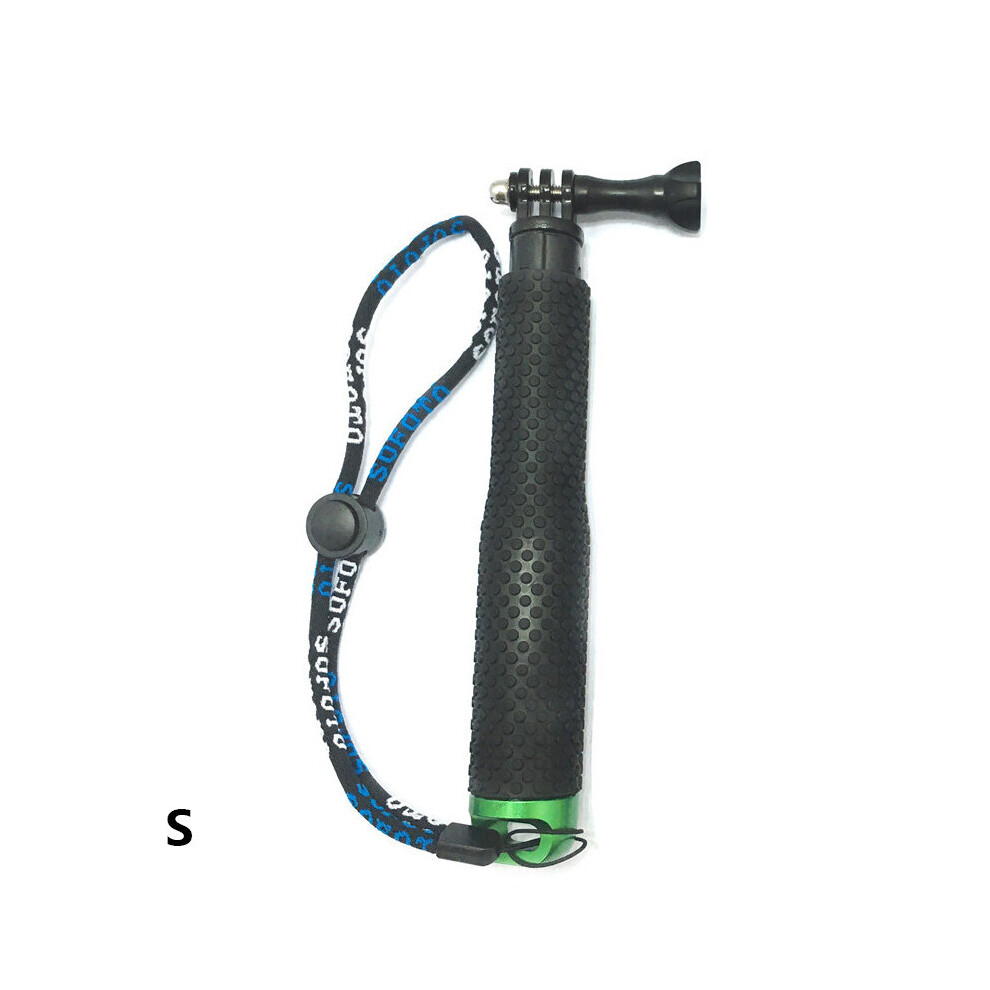 (A-S ) Portable Extendable Handheld Monopod Pole Waterproof Selfie Stick For Gopro Hero 11 10 9 8 7 6 5 Sjcam Xiaoyi Dji Osmo Cameras Green 4855008109172