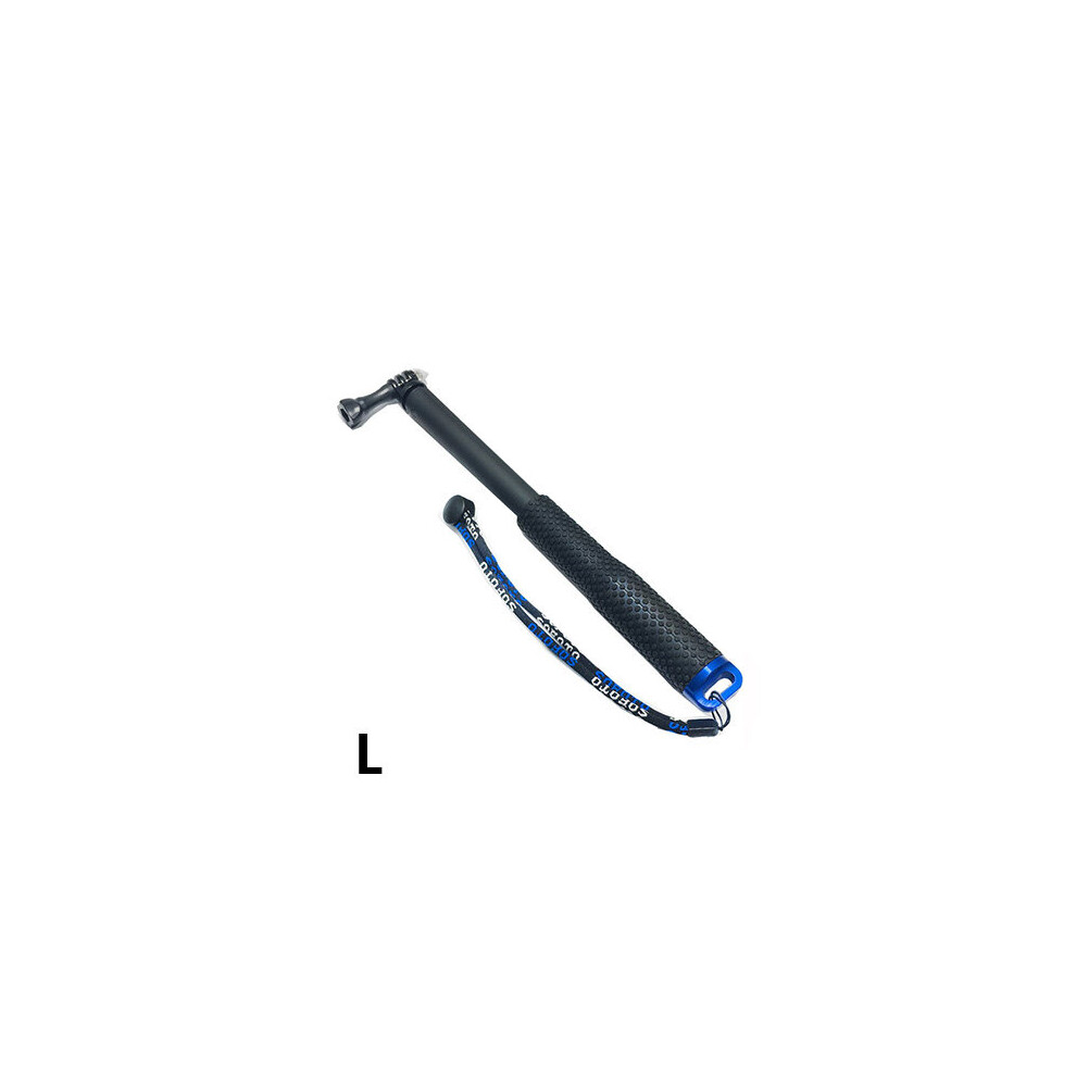 (A-L ) Portable Extendable Handheld Monopod Pole Waterproof Selfie Stick For Gopro Hero 11 10 9 8 7 6 5 Sjcam Xiaoyi Dji Osmo Cameras Blue 4855008109158