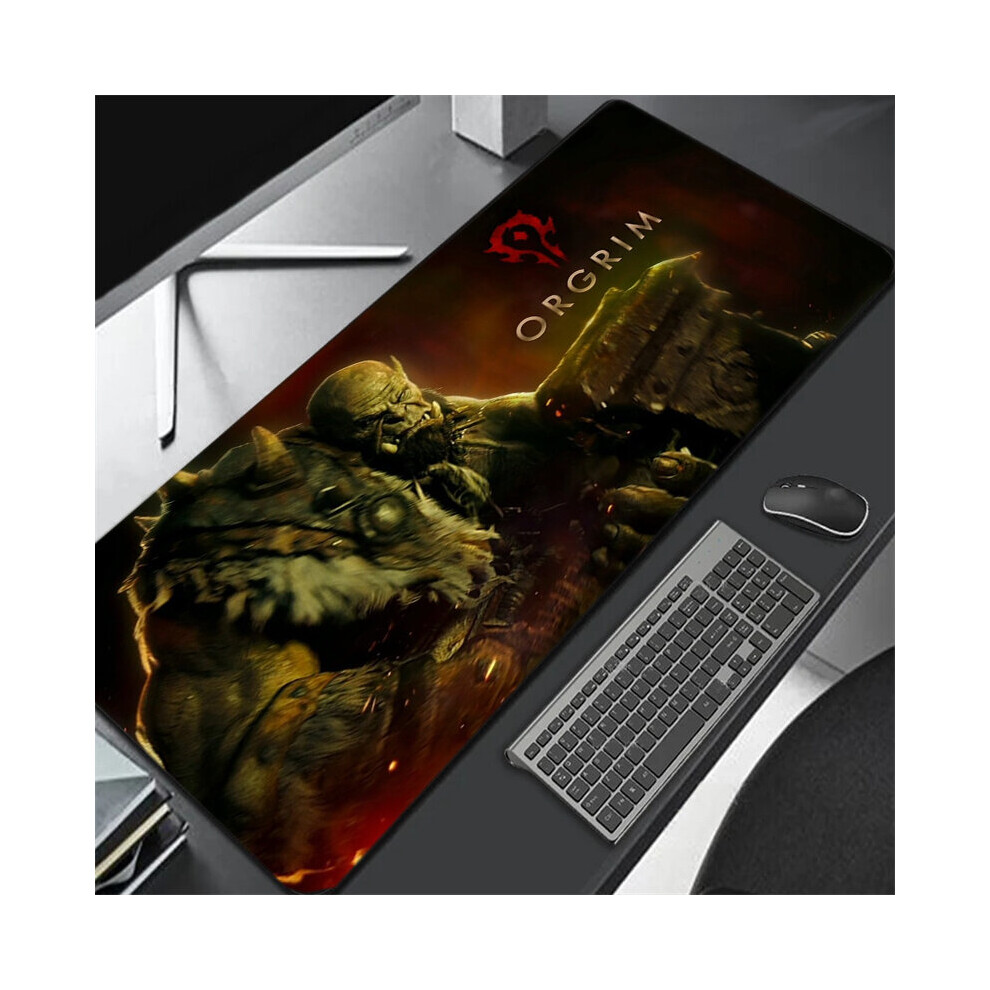 (A-Warcraft-10 180X220 2Mm) World Of Warcraft Gaming Mousepad Speed Locking Edge Natural Horde Alliance Mouse Pad Rubber Large Computer Desk Keyboard 4855357877463