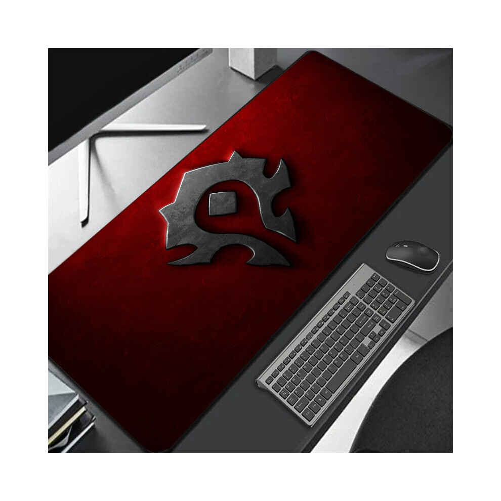 (A-Warcraft-20 180X220 2Mm) World Of Warcraft Gaming Mousepad Speed Locking Edge Natural Horde Alliance Mouse Pad Rubber Large Computer Desk Keyboard 4855357878231