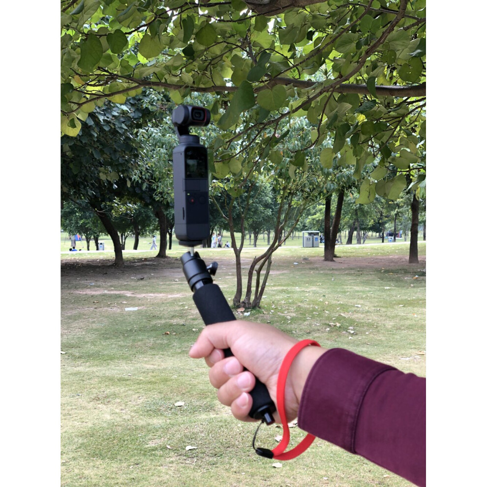 Selfie Stick Extension Pole Stick Tripod For Dji Pocket 2 Folding Stabilizer Rod Monopod Gimbal Holder Clip 1/4Inch Screw Mount 4855008106775