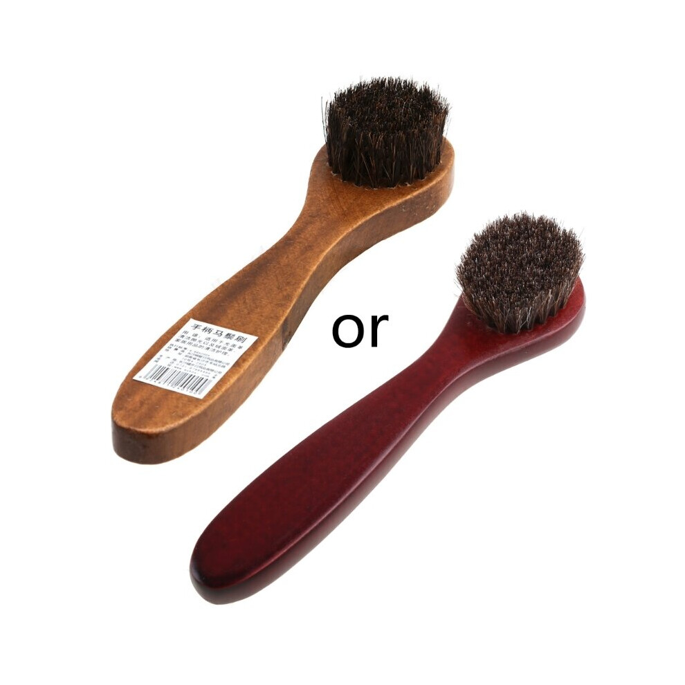 Dechoicelife Long Wooden Hair Brush Beard Horse Hair Comb Styling Detangling Straightening