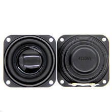 1.5 inch 40MM Neodymium Magnetic Subwoofer Mini Loudspeaker 3W 4 OHM Bass Speaker DIY Audio Sound With Fixed Hole  Speakers 2PCS