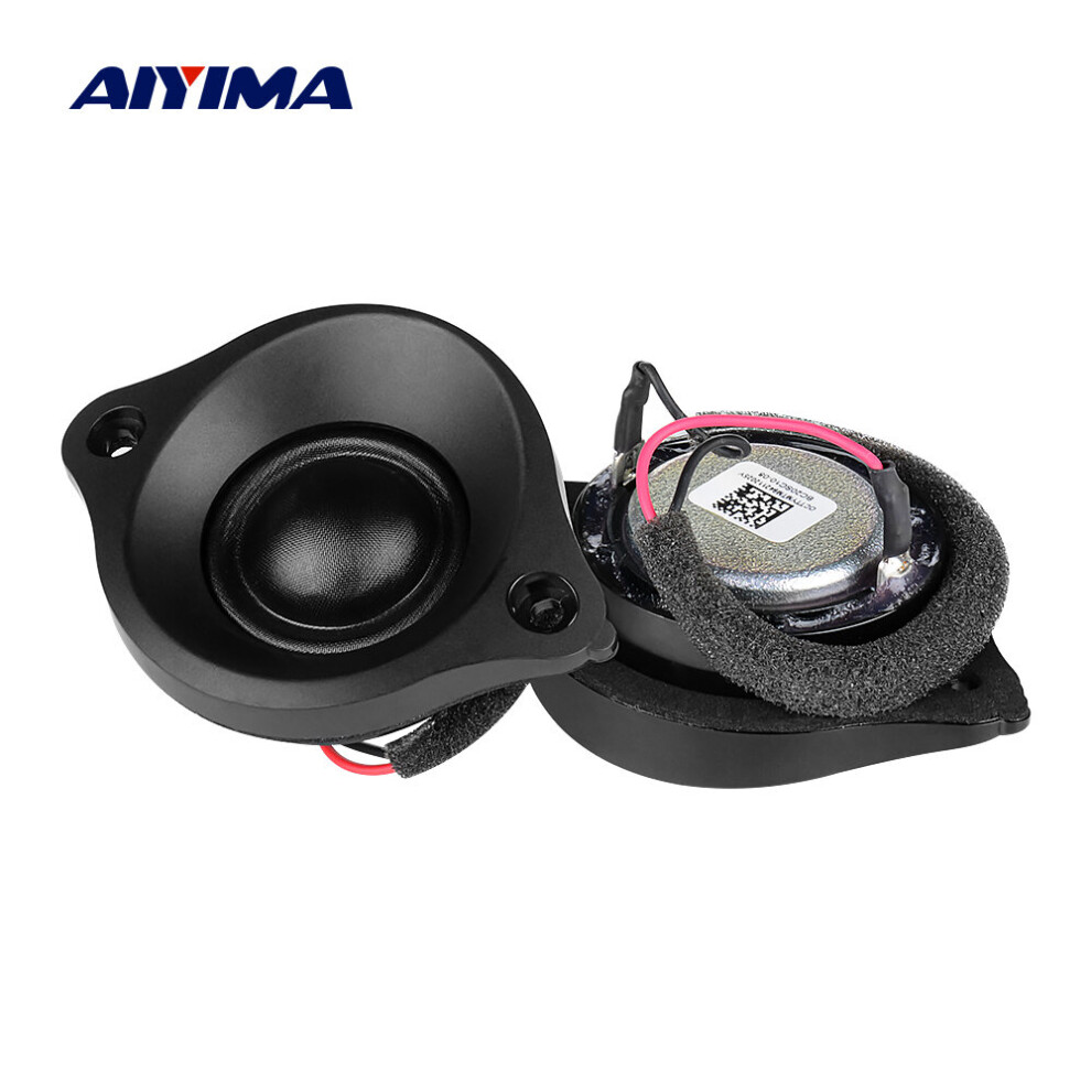 Aiyima Tweeter Audio Mini Speaker Driver 8 Ohm 20W Dome Silk Film Unit Small Neodymium Magnet Treble Loudspeaker Horn 2Pcs 4851195411333