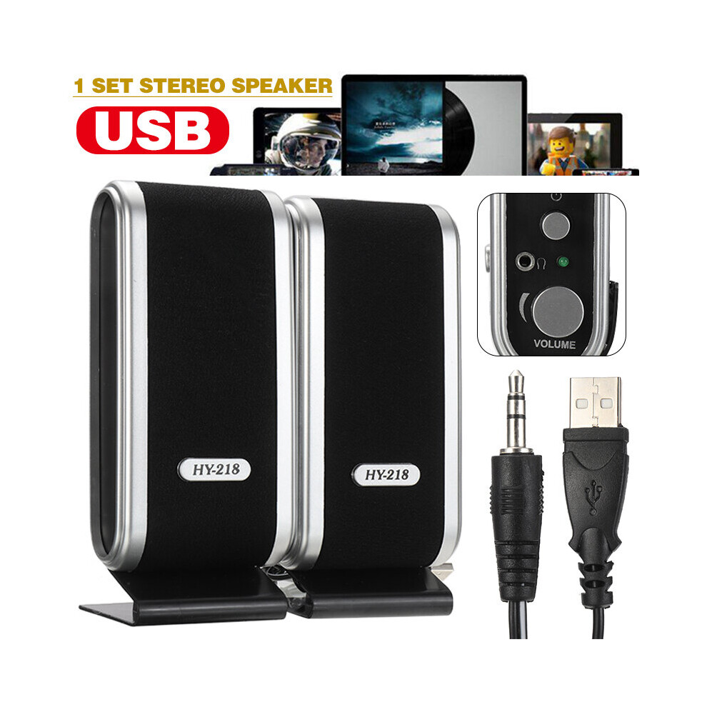 Mayitr 1Pc High Quality Usb Multimedia Stereo Speaker Portable Mini Deep Bass Speakers For Desktop Pc Laptops Mp3 Players 4851195389304