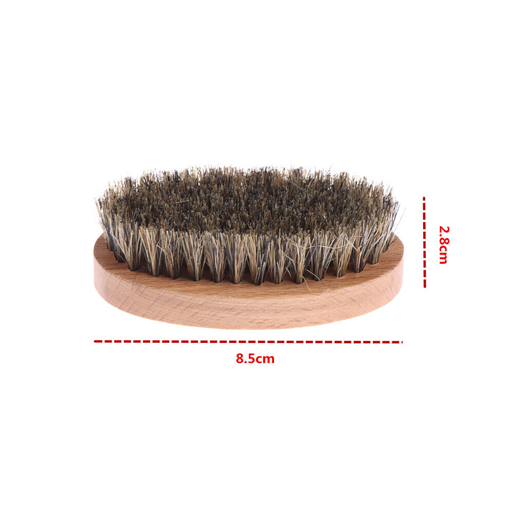 Dechoicelife (A-Auburn) Hair Brush Wood Handle Boar Bristle Beard Comb Styling Detangling Straightening Barber Hair Clean Salon Tool Drop Shipping